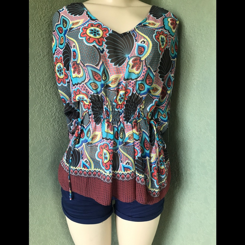 Spring fling blouse